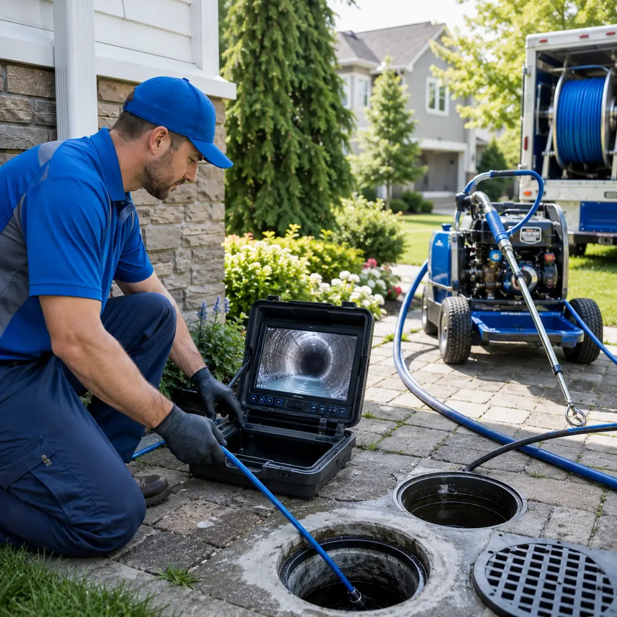 Outdoor drain cleaning professionals serving Dayton, TX